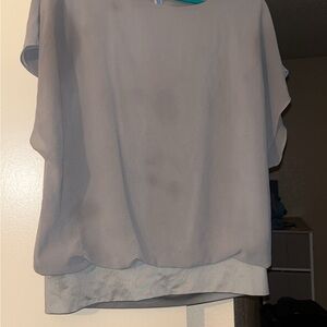 Elegant Gray Women's Top